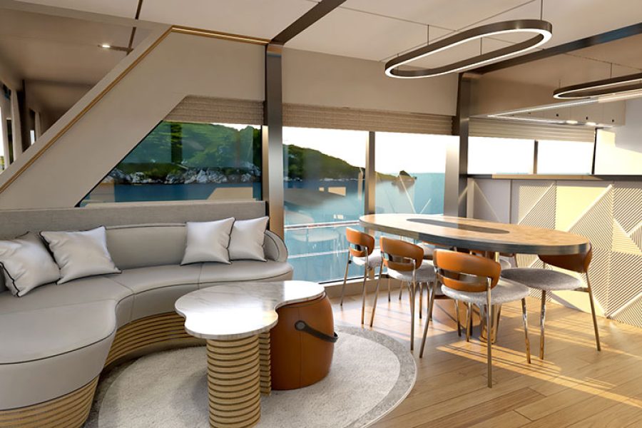 M/Y Voyage One Interior Pictures